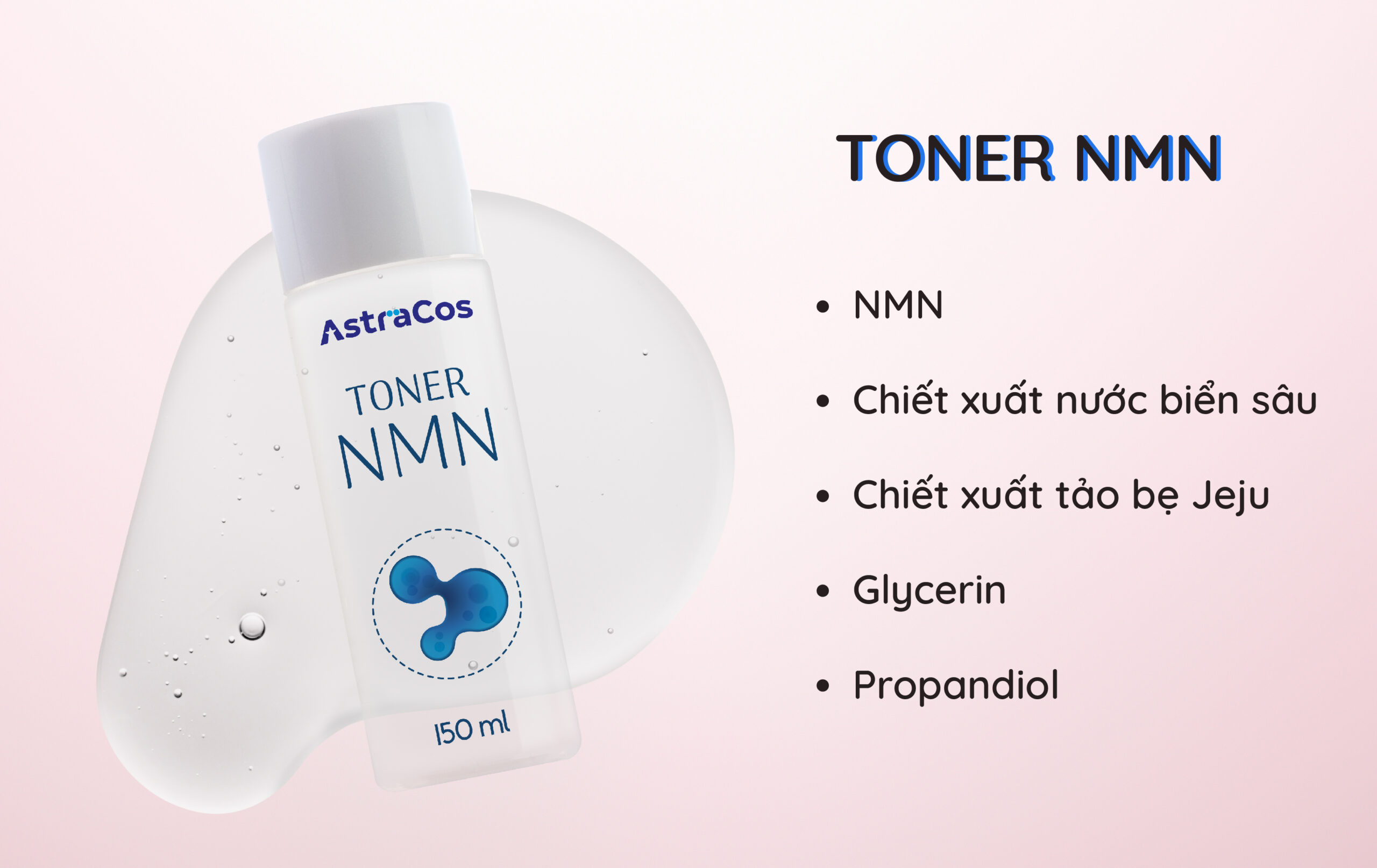 Gia công sản phẩm dưỡng da Toner NMN