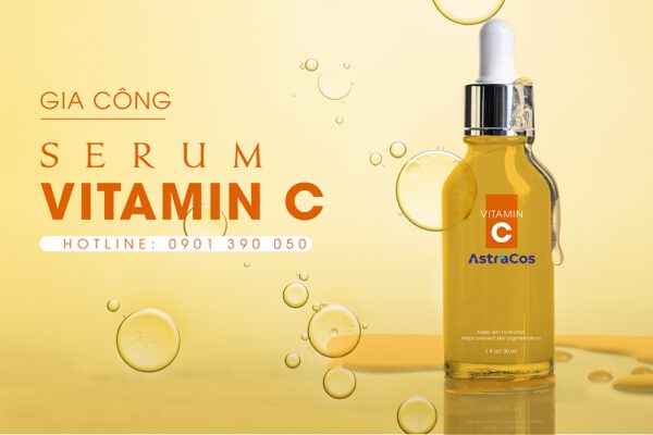 AstraCos gia công Serum Vitamin C thế hệ mới.