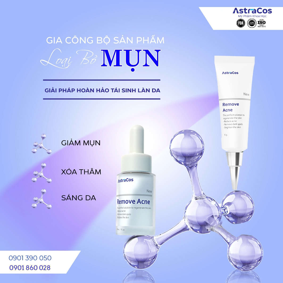 Gia công sản phẩm trị mụn - Xu hướng kinh doanh tiềm năng