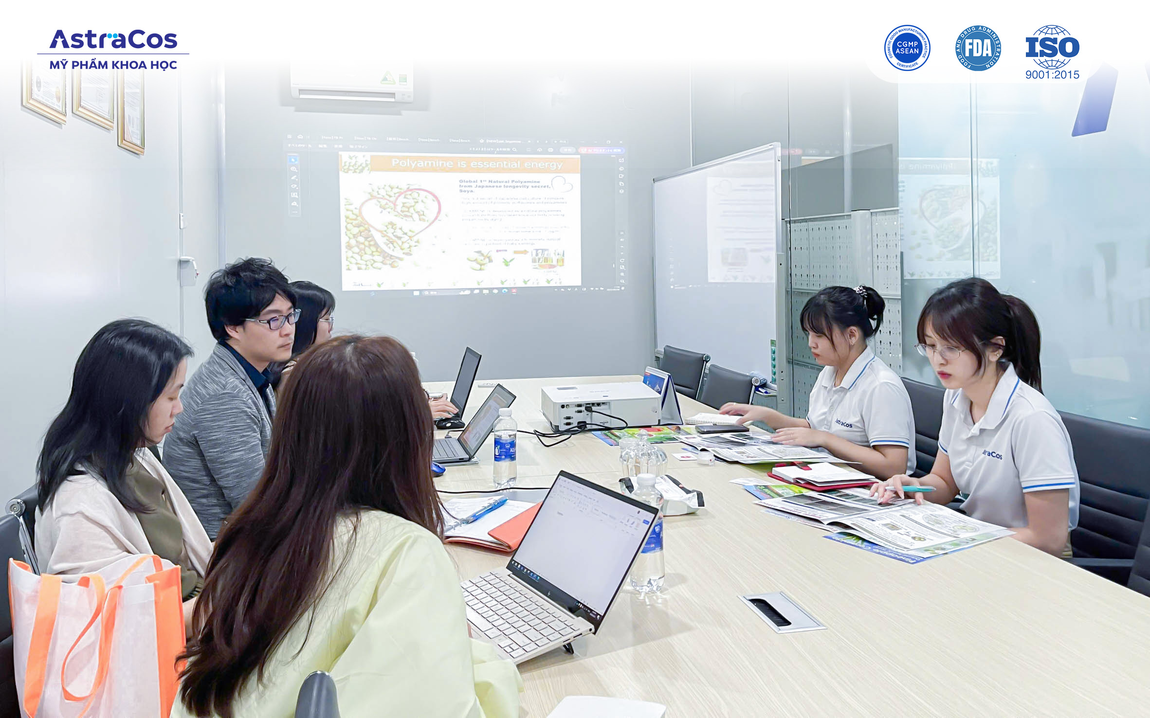 Buổi làm việc AstraCos và Tribeaute về hợp tác nguyên liệu mỹ phẩm Nhật Bản