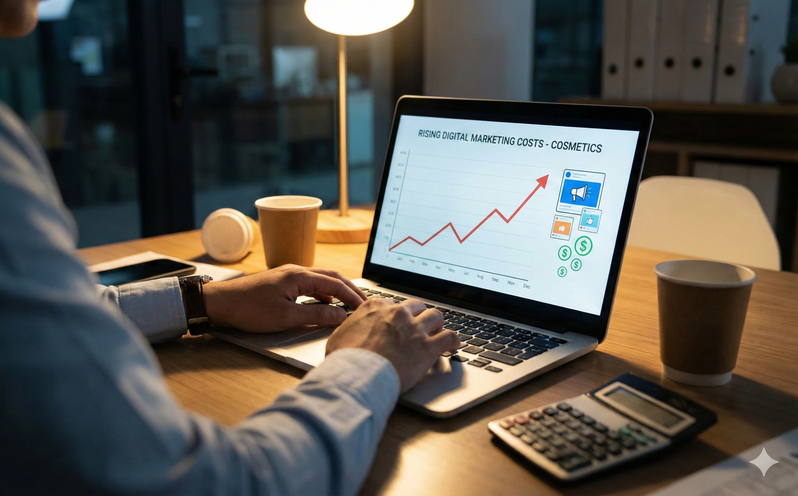 Thị trường mỹ phẩm 2026 Chi phí marketing tăng cao