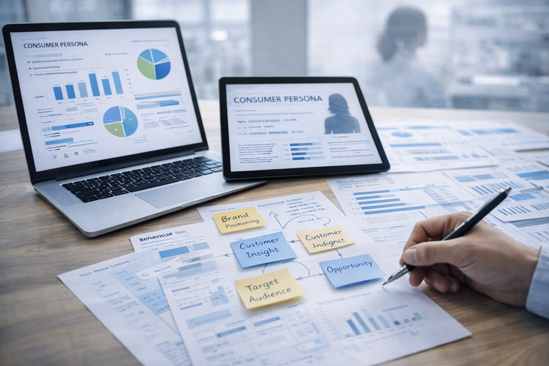 Định vị, nghiêm cứu thị trường mỹ phẩm