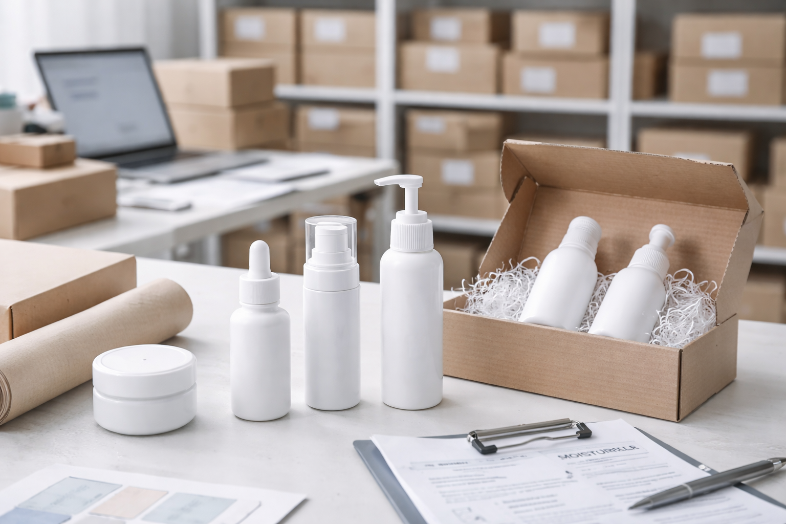 Ra mắt & lưu hành thương hiệu mỹ phẩm