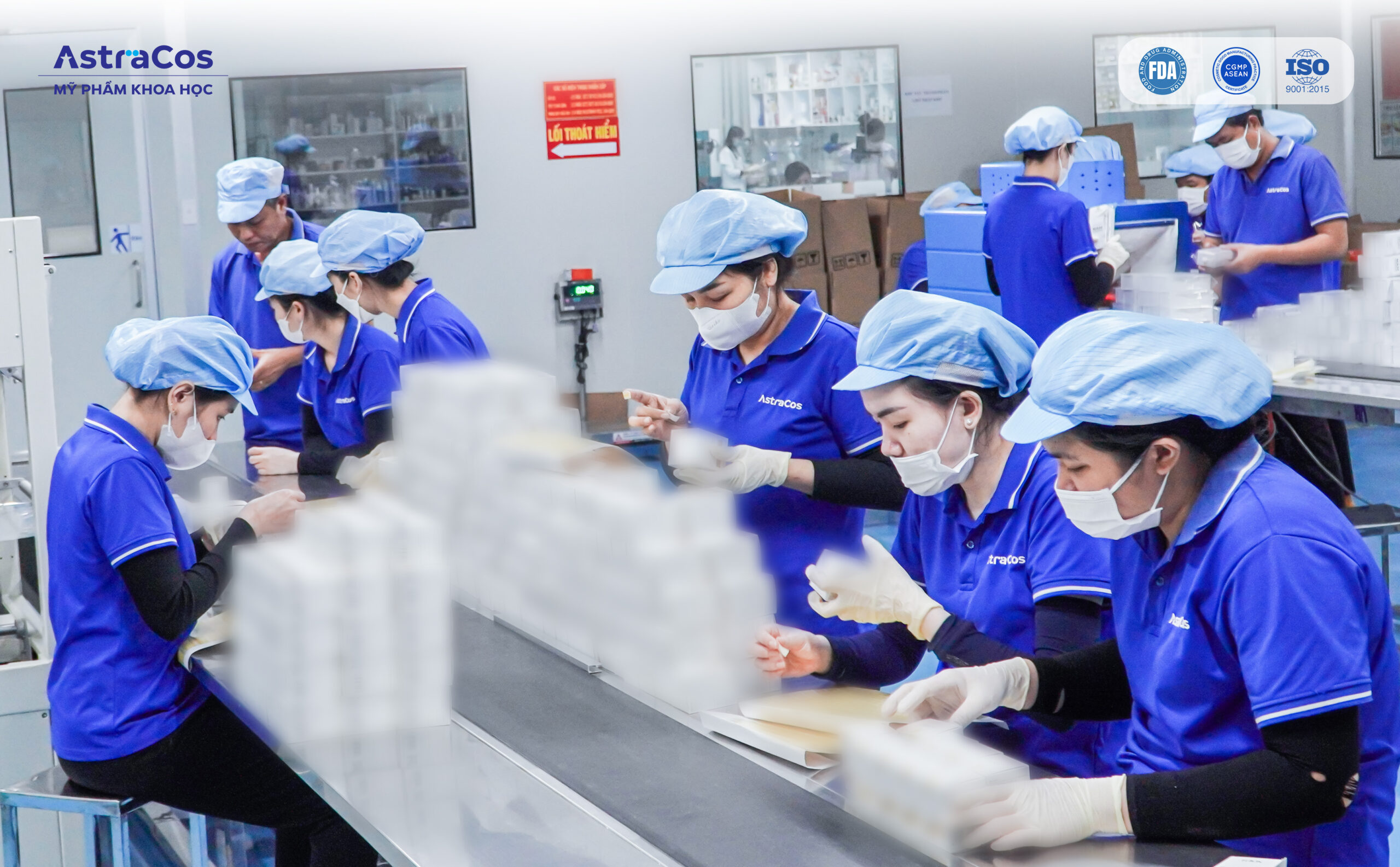 Nhà máy gia công gel chấm mụn đạt chuẩn CGMP ASEAN