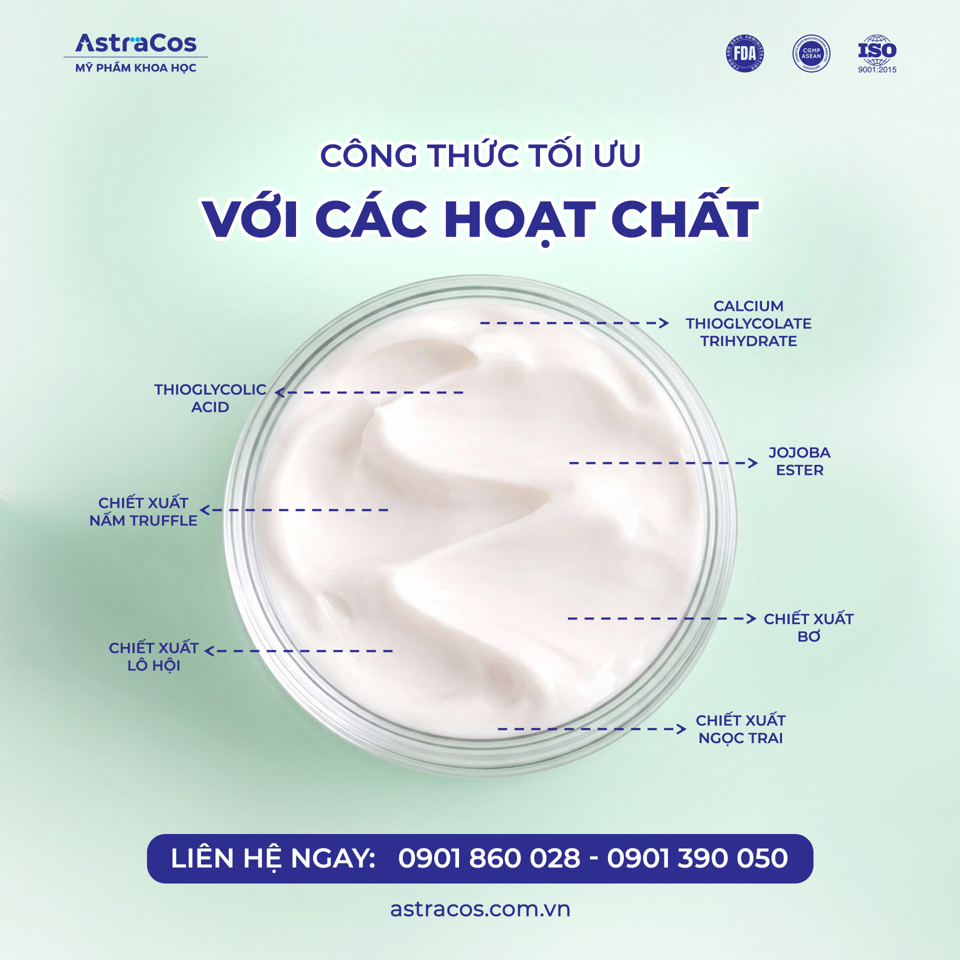 Công thức gia công kem tẩy lông chất lượng