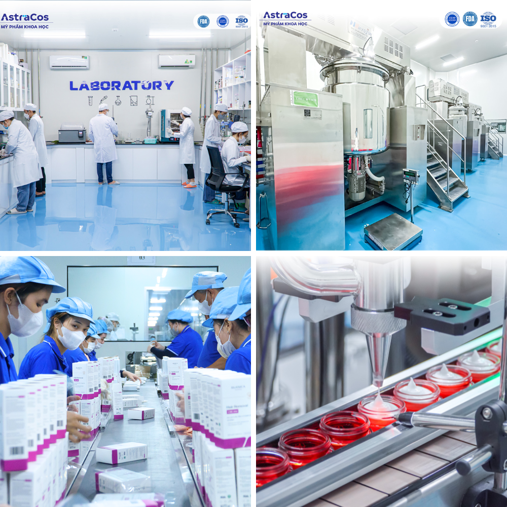 AstraCos gia công mỹ phẩm độc quyền công thức cho từng thương hiệu.