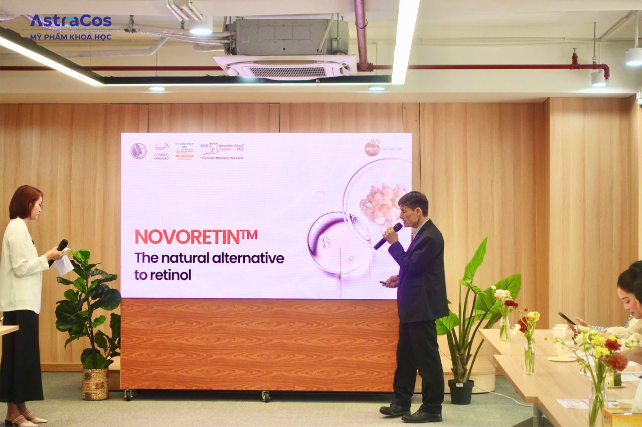 Retinoid sinh học là xu hướng trẻ hóa da thế hệ mới được R&D AstraCos cập nhật
