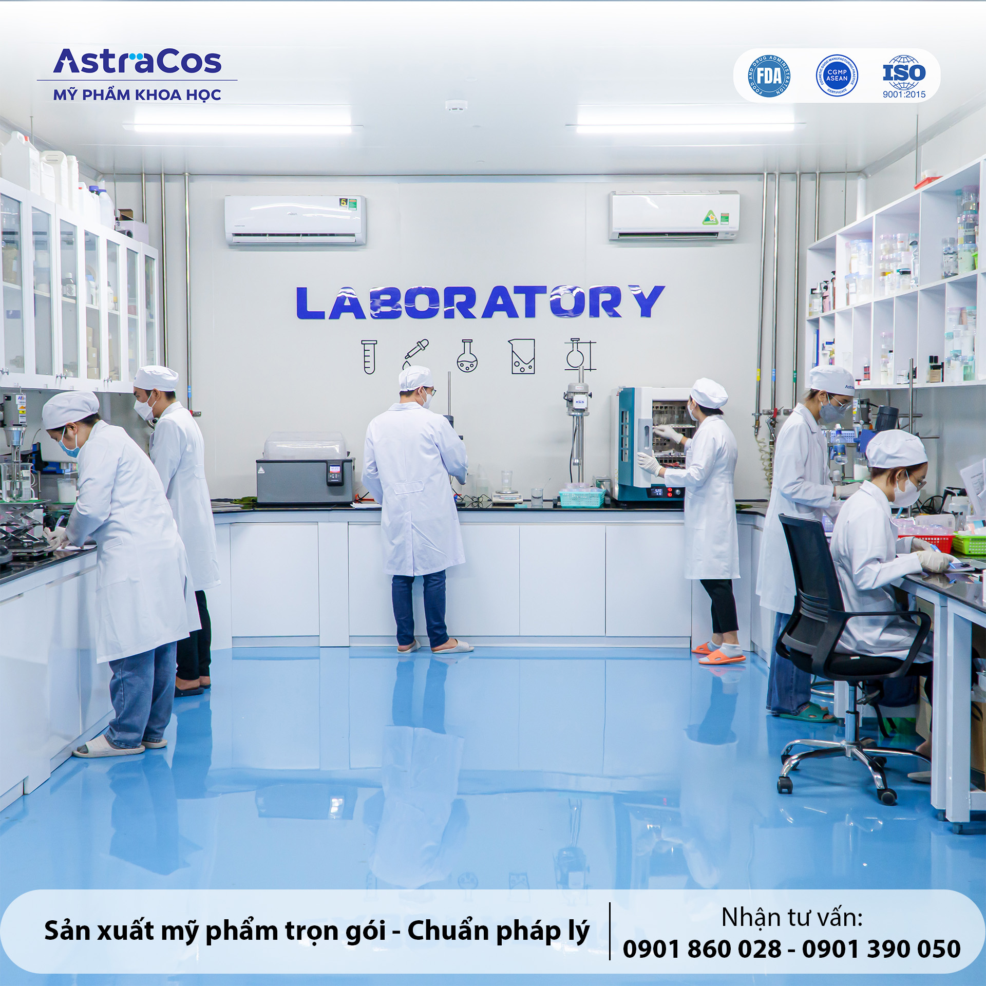 R&D AstraCos cập nhật xu hướng trẻ hóa da thế hệ mới vào hoạt động nghiên cứu và phát triển sản phẩm.