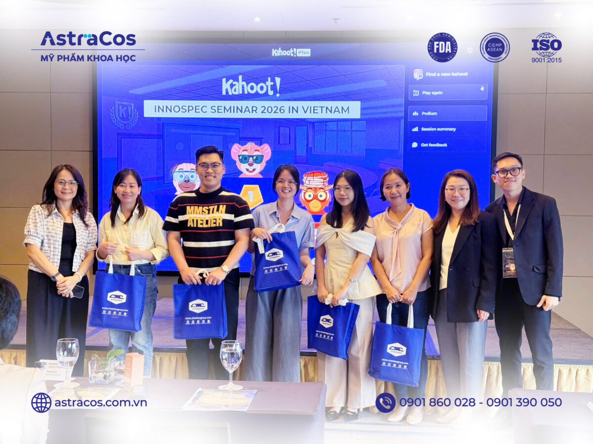 R&D AstraCos cập nhật công nghệ làm sạch dịu nhẹ không sulfate tại hội thảo Innospec