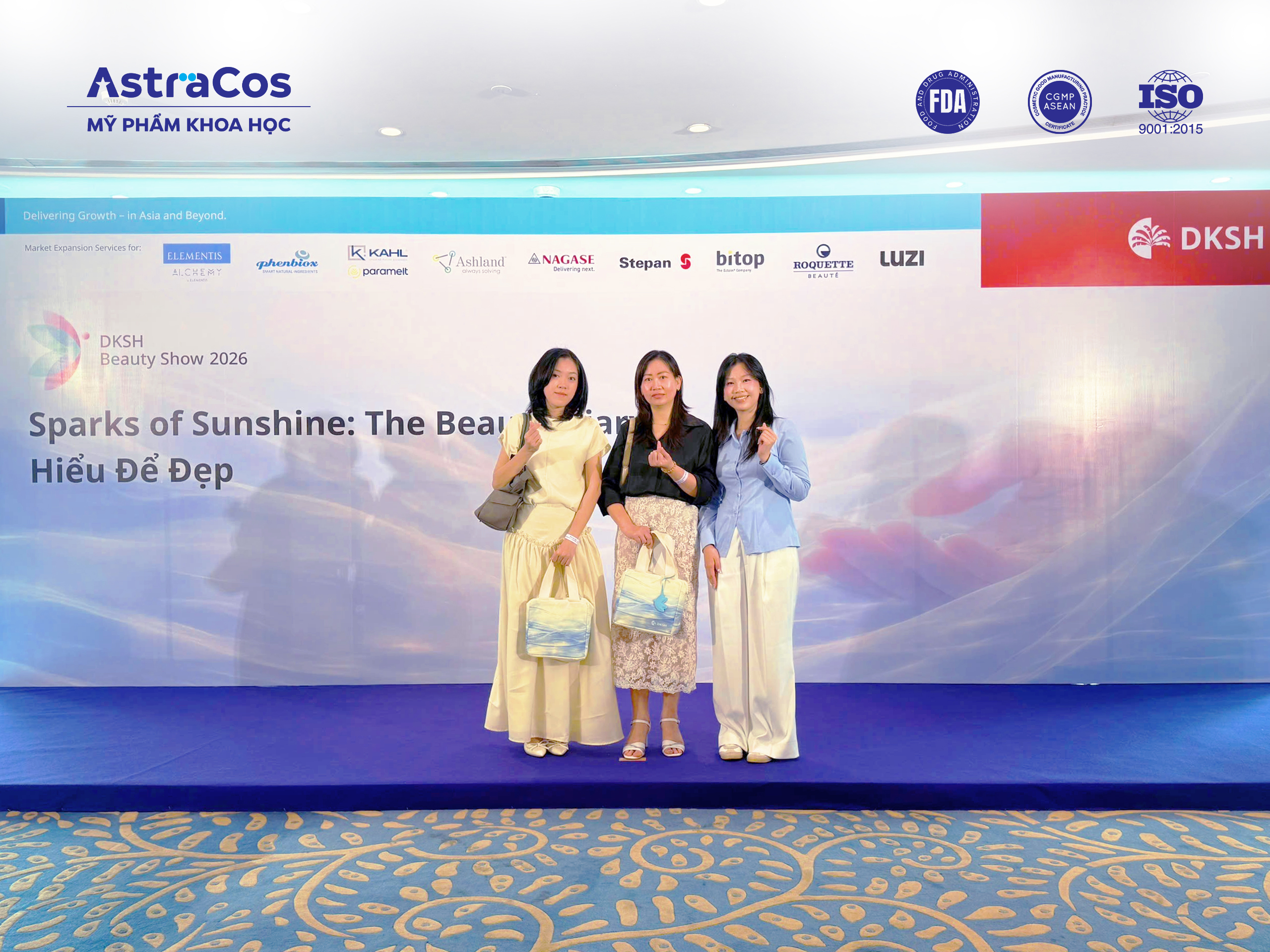 R&D AstraCos tham dự Beauty Show 2026 DKSH