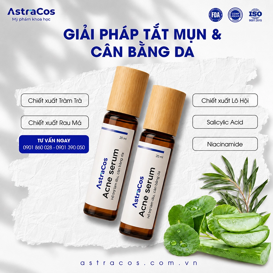 Serum mụn gia công tại nhà máy AstraCos