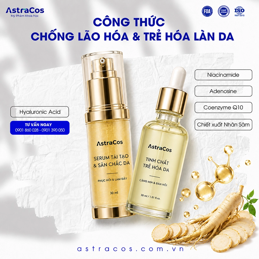 Giải pháp gia công sản phẩm chăm sóc da chống lão hóa AstraCos