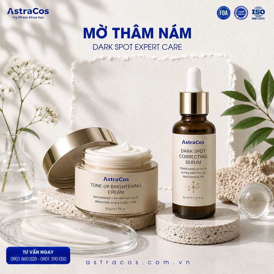 Hình ảnh sản phẩm dưỡng trắng và trẻ hóa da AstraCos