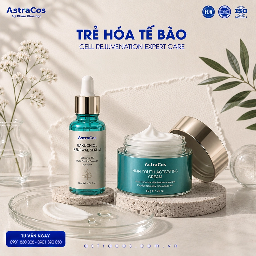 Hình ảnh sản phẩm dưỡng trắng và trẻ hóa da AstraCos