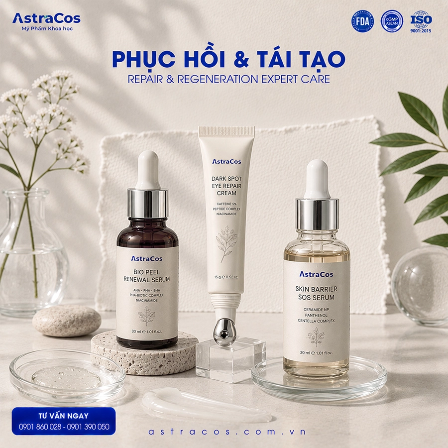 Hình ảnh sản phẩm dưỡng trắng và trẻ hóa da AstraCos